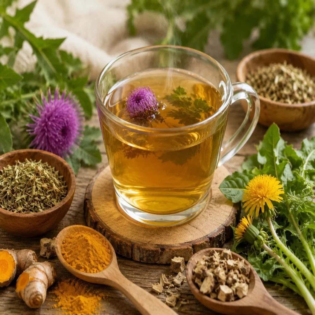 دمنوش پاکسازی کبد